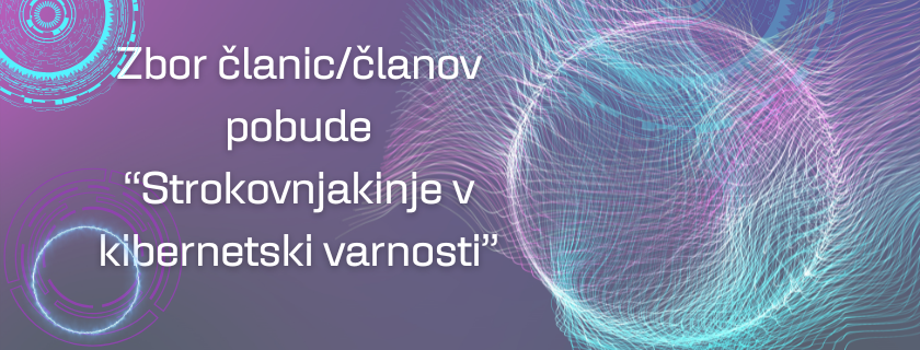 Občni zbor članic/članov pobude Women4Cyber Slovenija